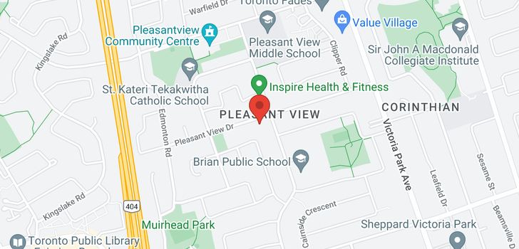 map of 91 Pleasant View Dr